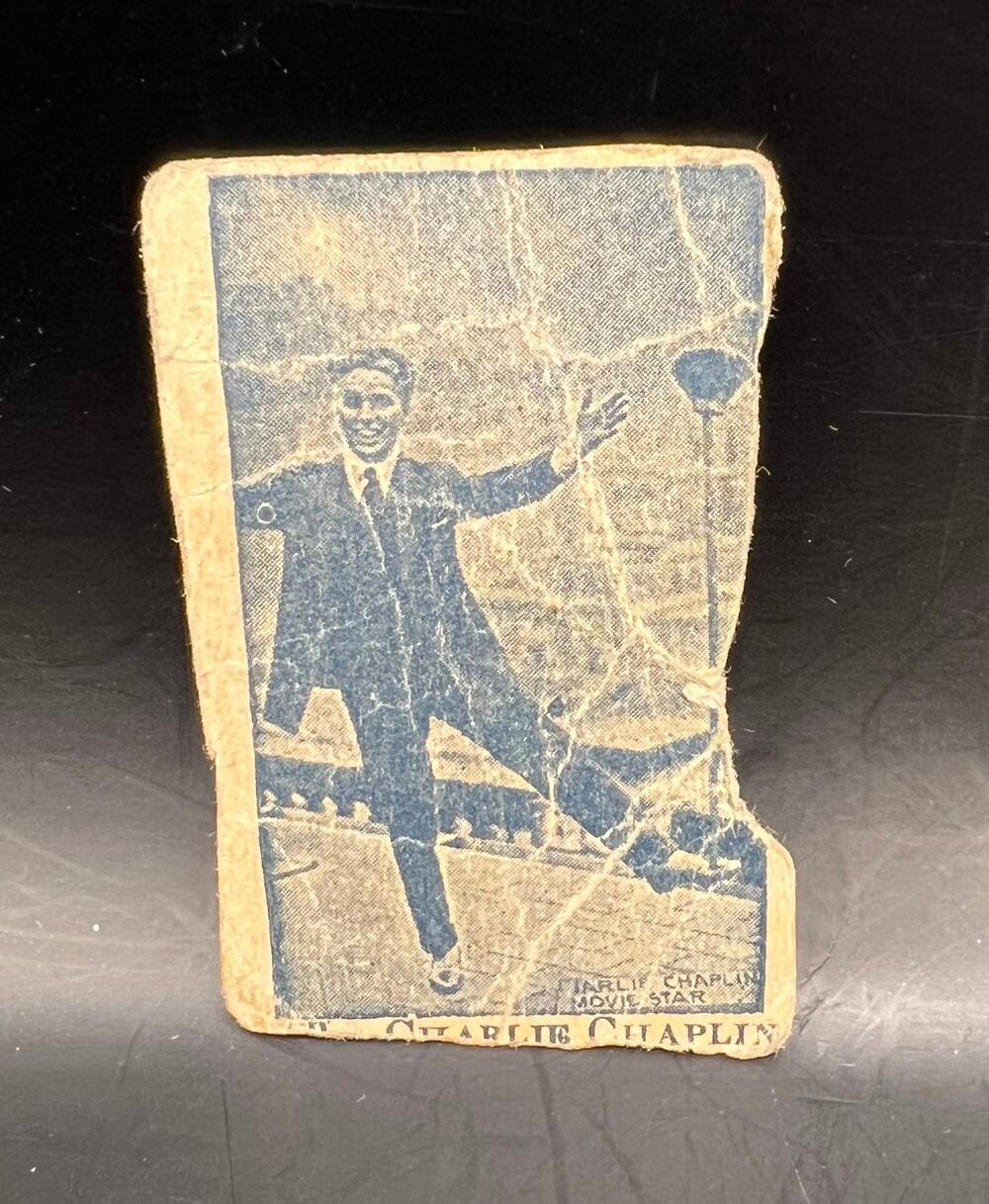RARE 1920's Charlie Chaplin Strip Card Modern Times, Charles Chaplin, The Kid